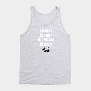 You can't buy love with logo Tank Top